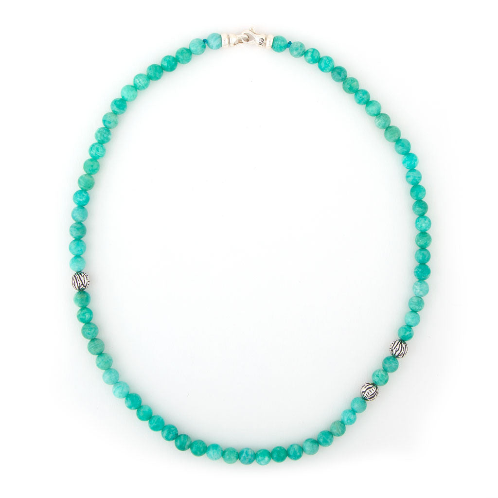 Amazonite Tiger Animali Necklace
