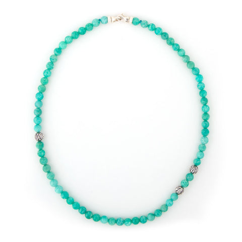 Amazonite Tiger Animali Necklace