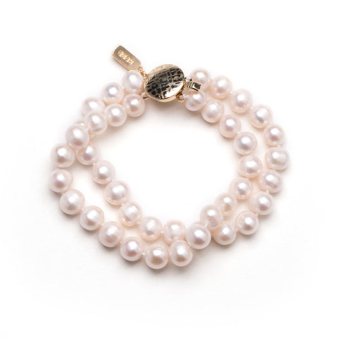 Double Strand Pearl Bracelet