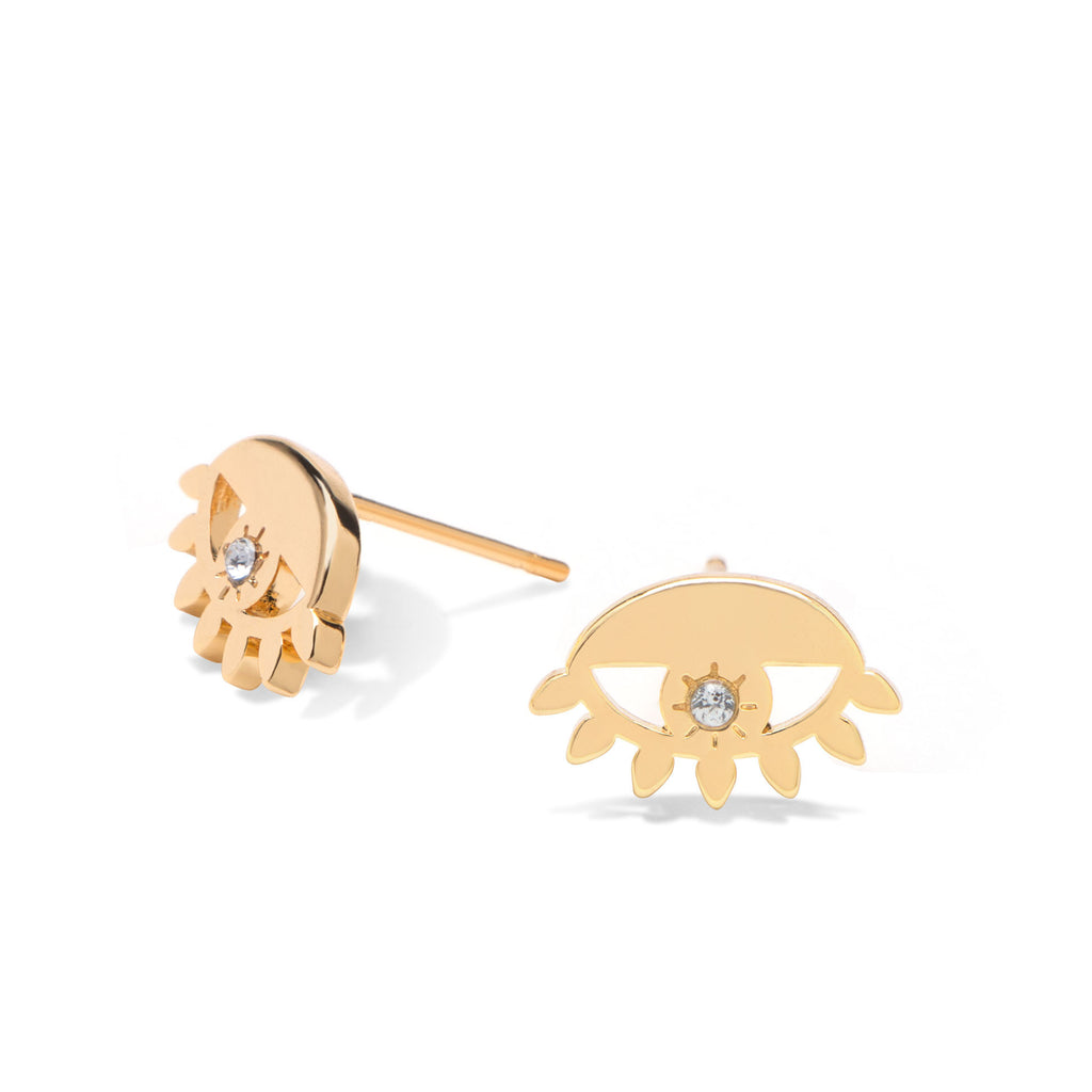 Wanderlust Topaz Eye Studs