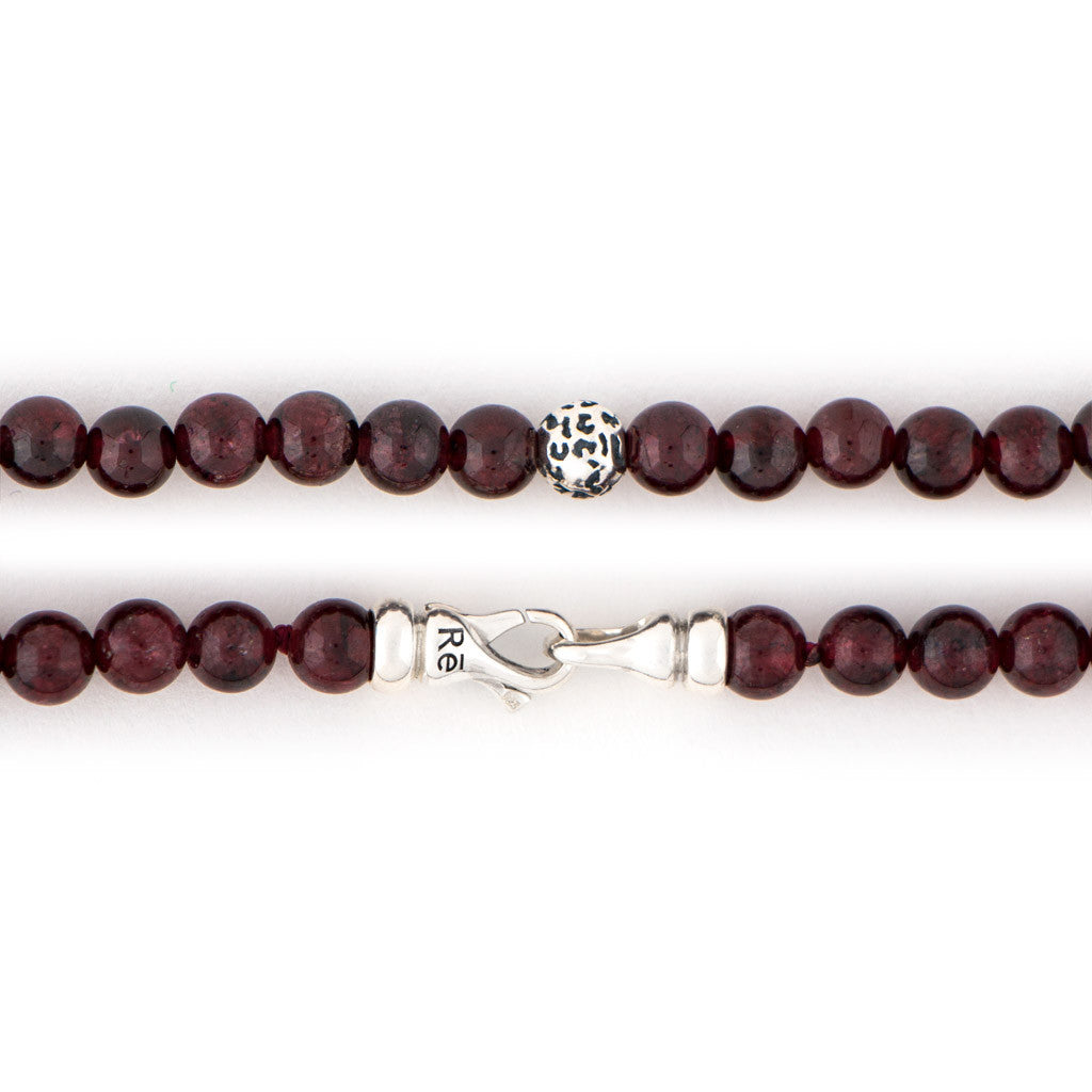 Garnet Leopard Animali Bracelet