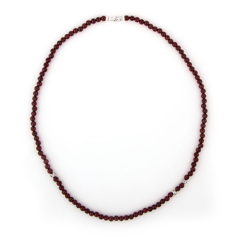 Garnet Leopard Animali Necklace