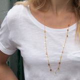 Geometric Charm Layering Necklace