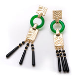 Empress Jade Drop Earrings