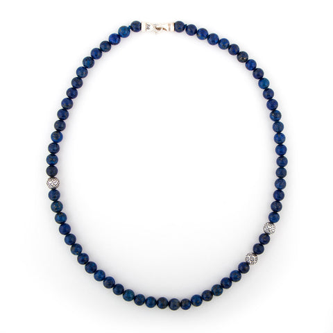 Lapis Peacock Animali Necklace