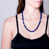Lapis Peacock Animali Necklace