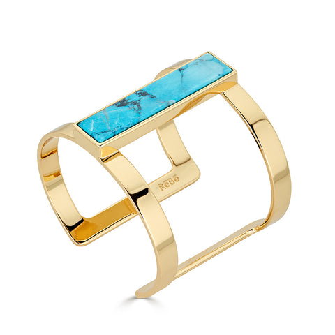 Turquoise T-Bar Cuff