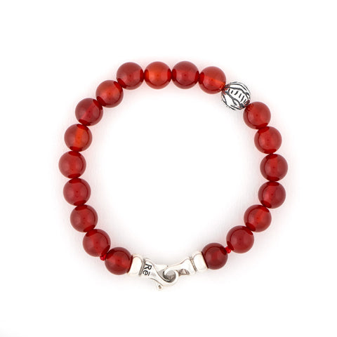 Red Onyx Tiger Animali Bracelet