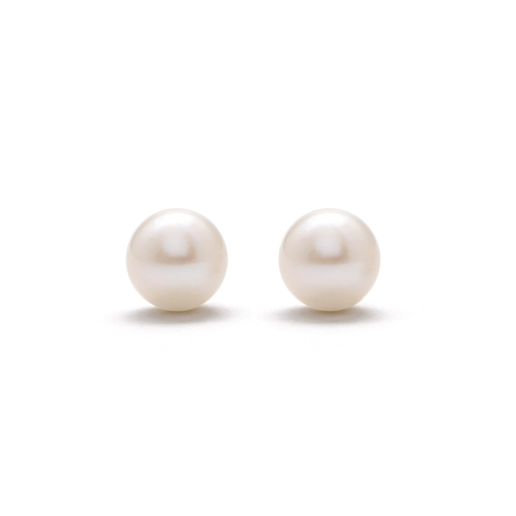 White Pearl Studs