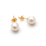 White Pearl Studs