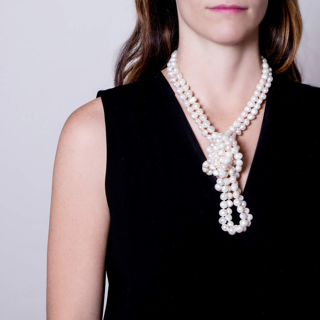 Opera-Length Baroque Pearl Necklace
