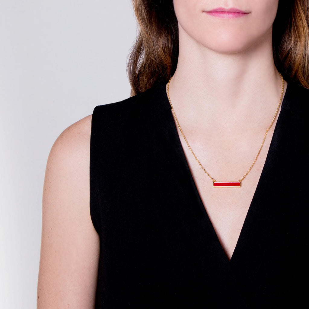 Plum Blossom Quartz Necklace