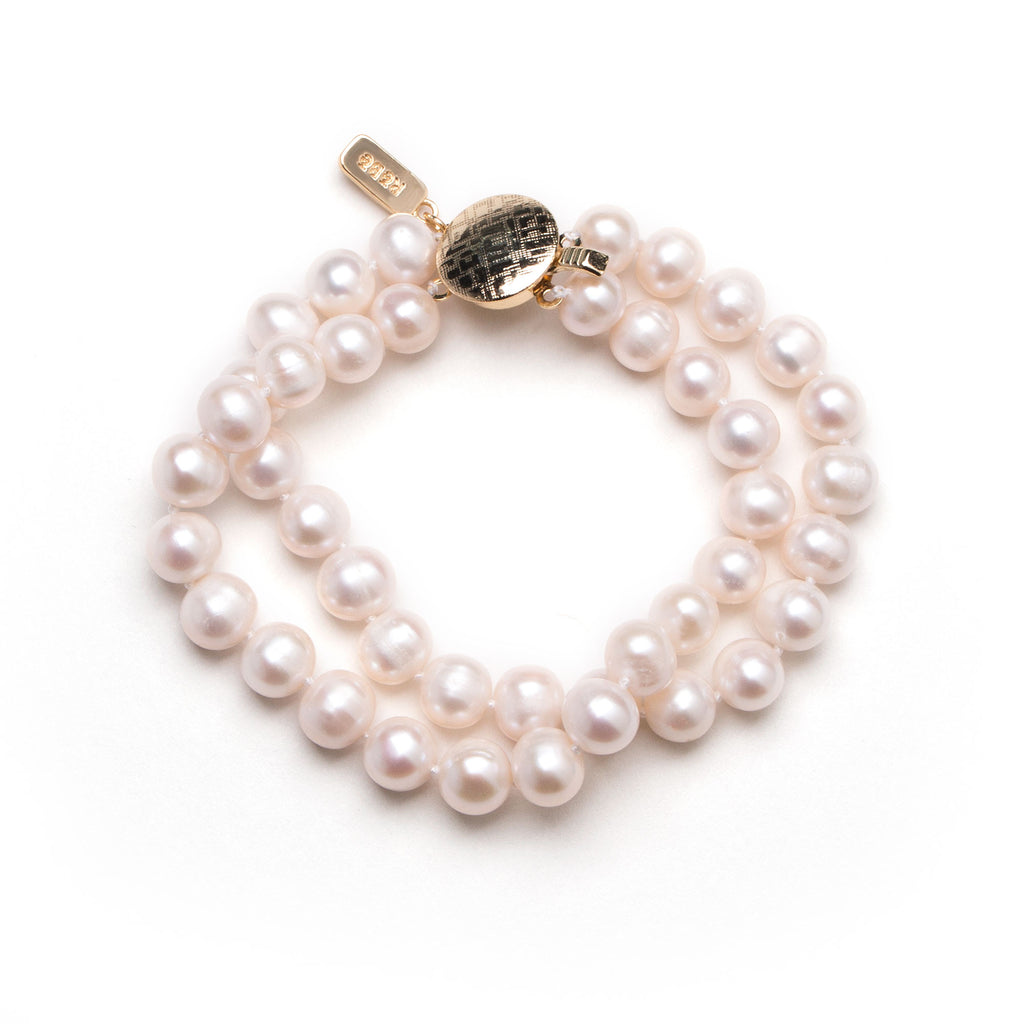Effy 14K White Gold Cultured Fresh Water Pearl Bracelet – effyjewelry.com