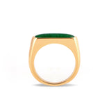 Royal Jade Signet Ring