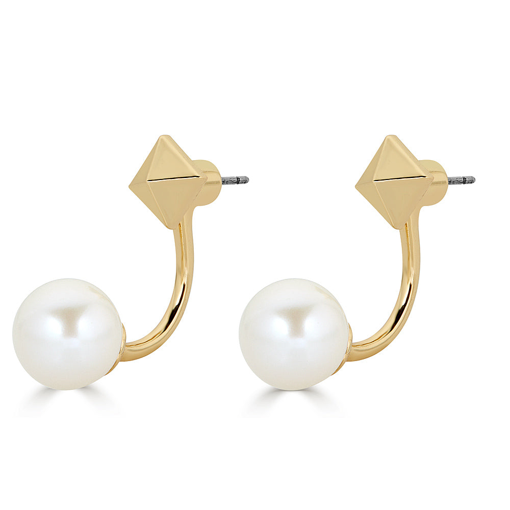 Pearl Earring Jackets - JNS Diamond Imports