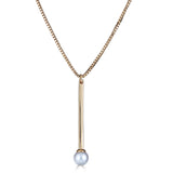 Vertical Pearl Necklace