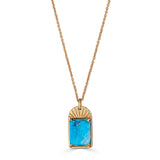 Turquoise Sunray Necklace