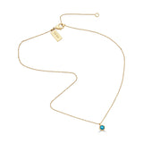 Turquoise Dot Necklace