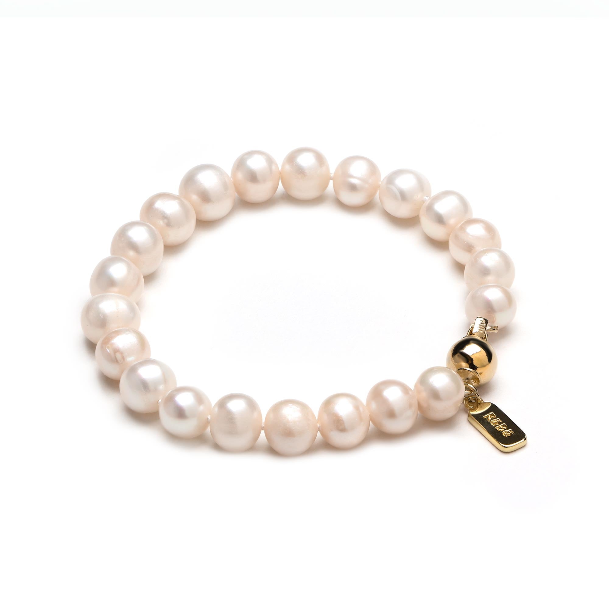 ★早期完売★NUMBERING★Ribbon Pearl Bracelet #9931★大人気★ Colette Half Pearl Bracelet – Brook & York